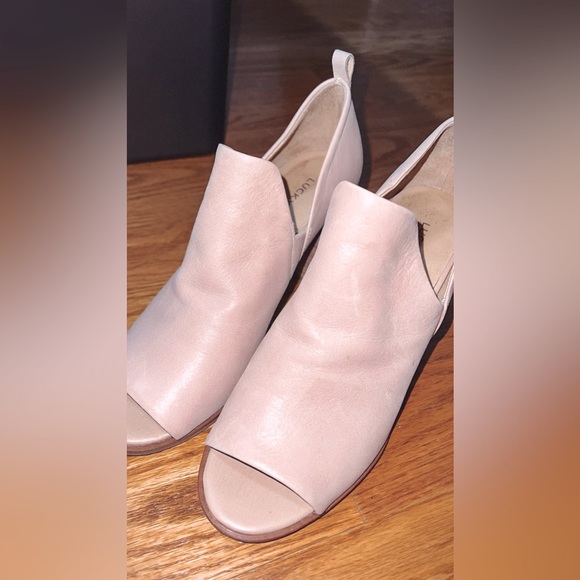 Lucky Brand Jachai Peep Toe Bootie - Picture 2 of 3